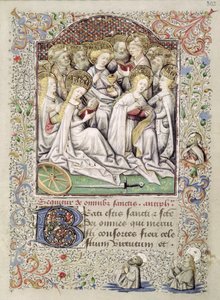 The Virgin Martyrs and Other Saints, from the Coetivy Book of Hours by Master of the Duke of Bedford Master of the Duke of Bedford